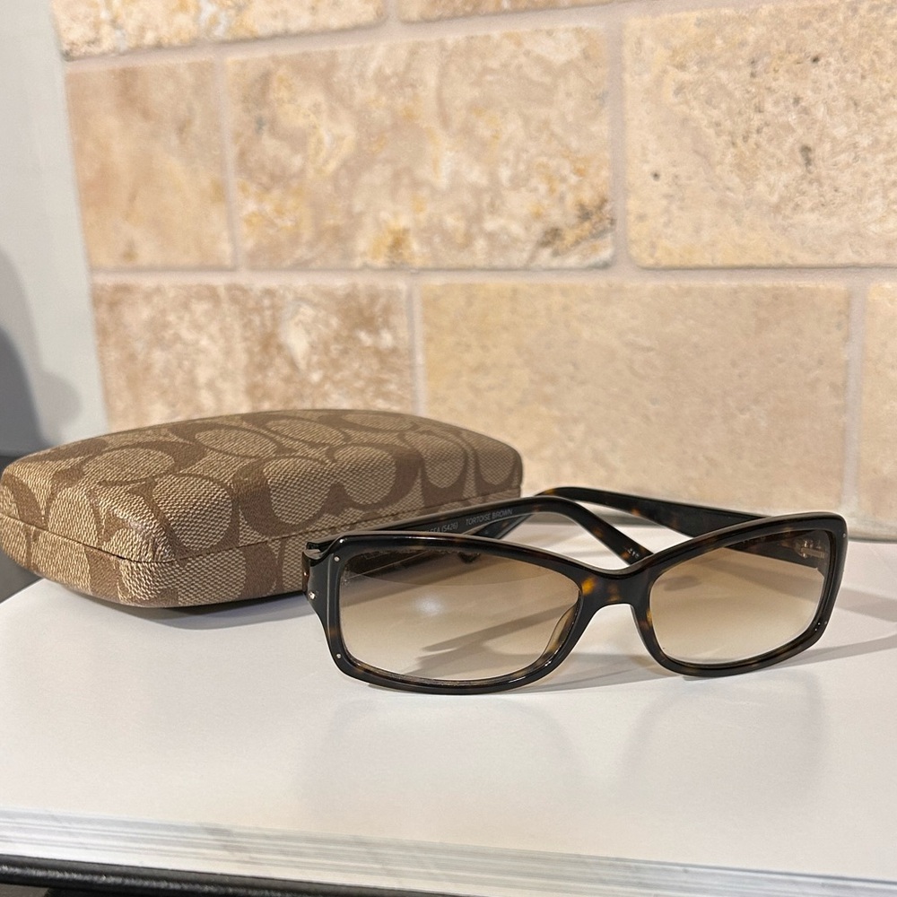 Coach Brown Sunglasses with Case